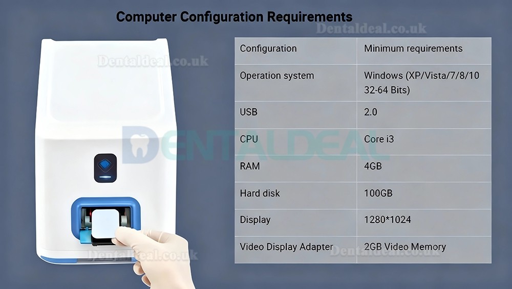 Runyes DS630 PSP Digital Image Phosphor Plate Scanner X-ray PSP Scanner